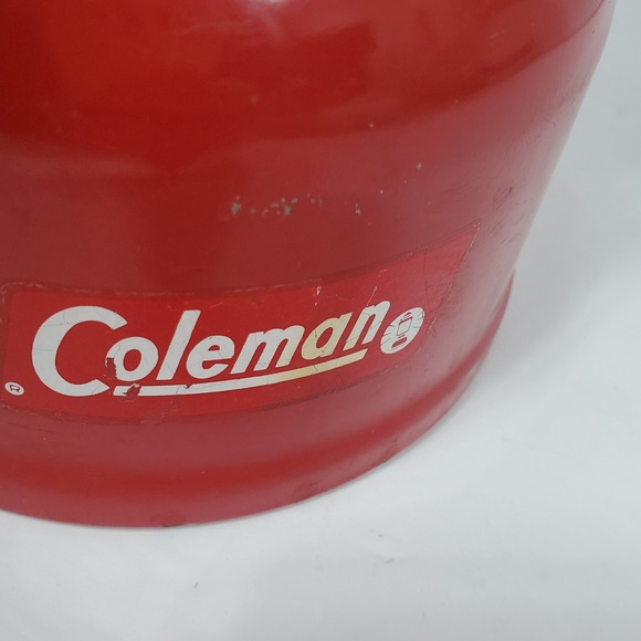 Coleman Lantern 200A Red Vintage Single Mantle Gas Camping Light NOT TESTED - Picture 13 of 16